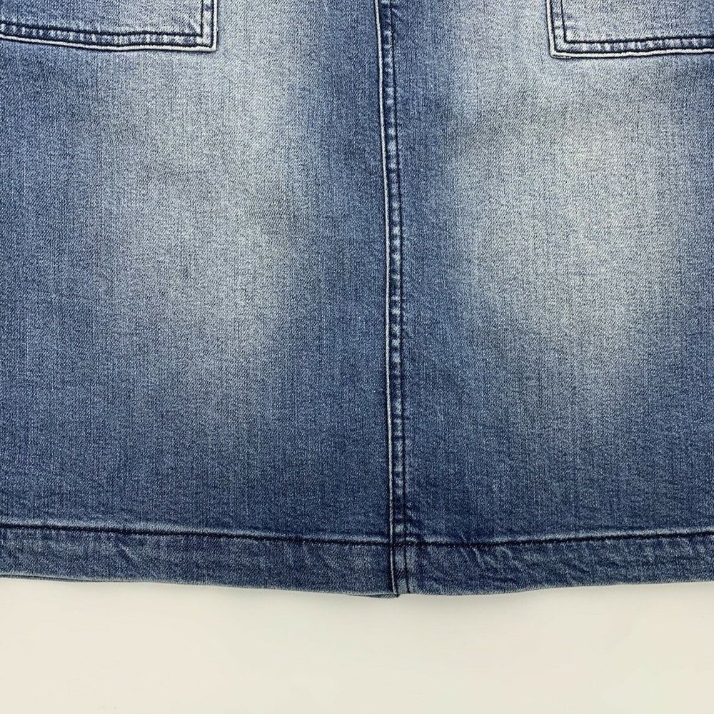 Pilcro and the Letterpress Denim Pencil Skirt - Picture 6 of 9